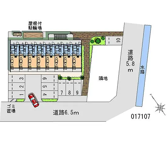 名古屋市西区山木１丁目 月極駐車場